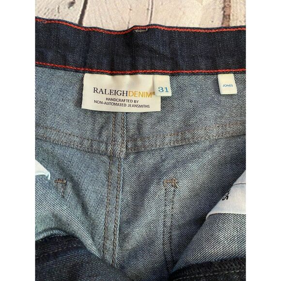 Raleigh Denim Workshop Jeans Jones Fit Dark Wash 31 Waist - Picture 7 of 7